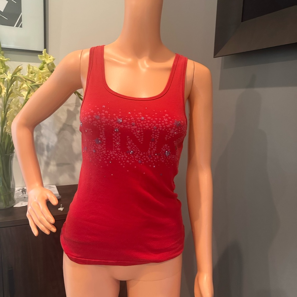 PINK Victoria's Secret Red Tank Top- XS/S